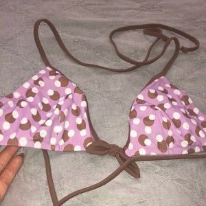 Polka dot bikini top 👙